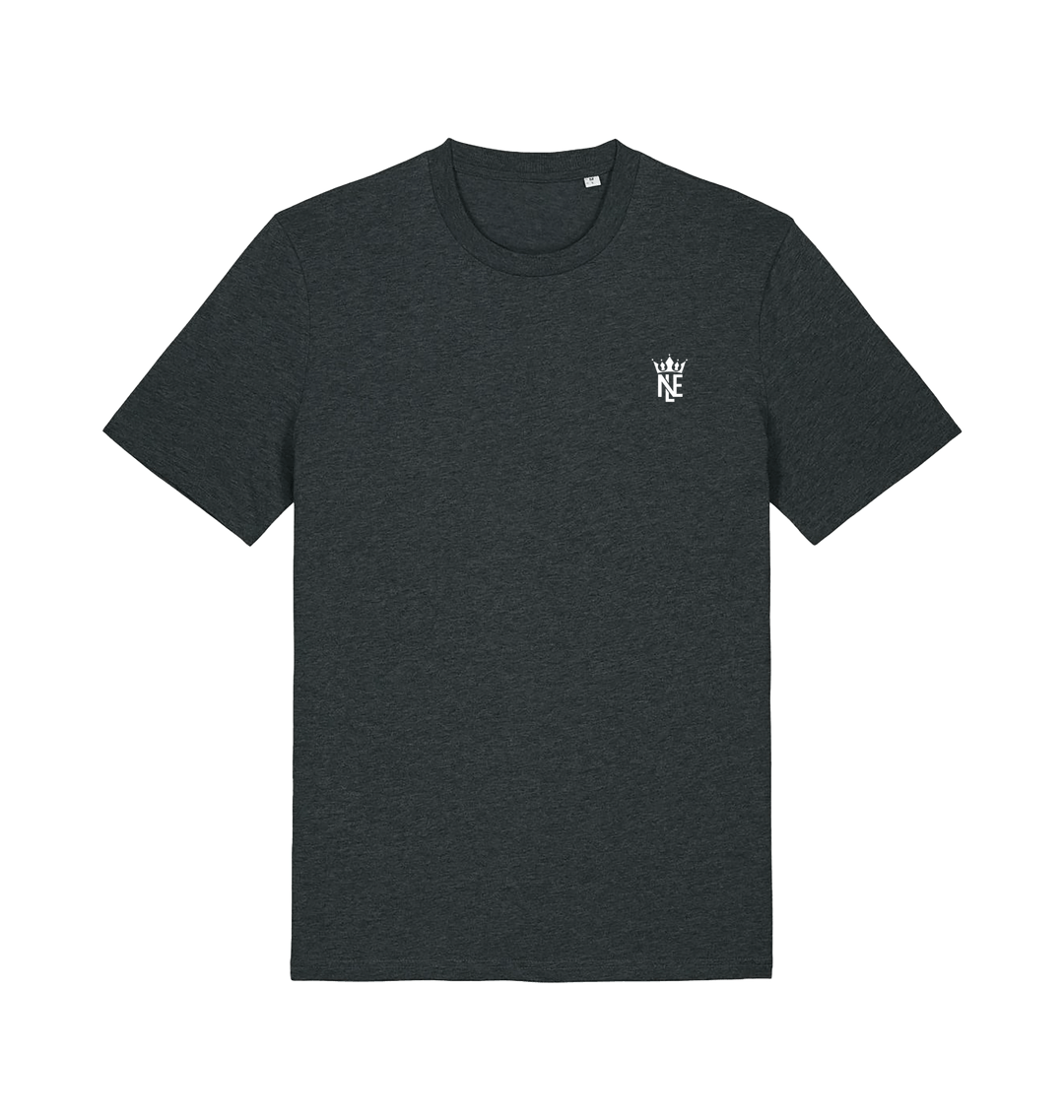 Dark Heather Grey Printed T-shirt