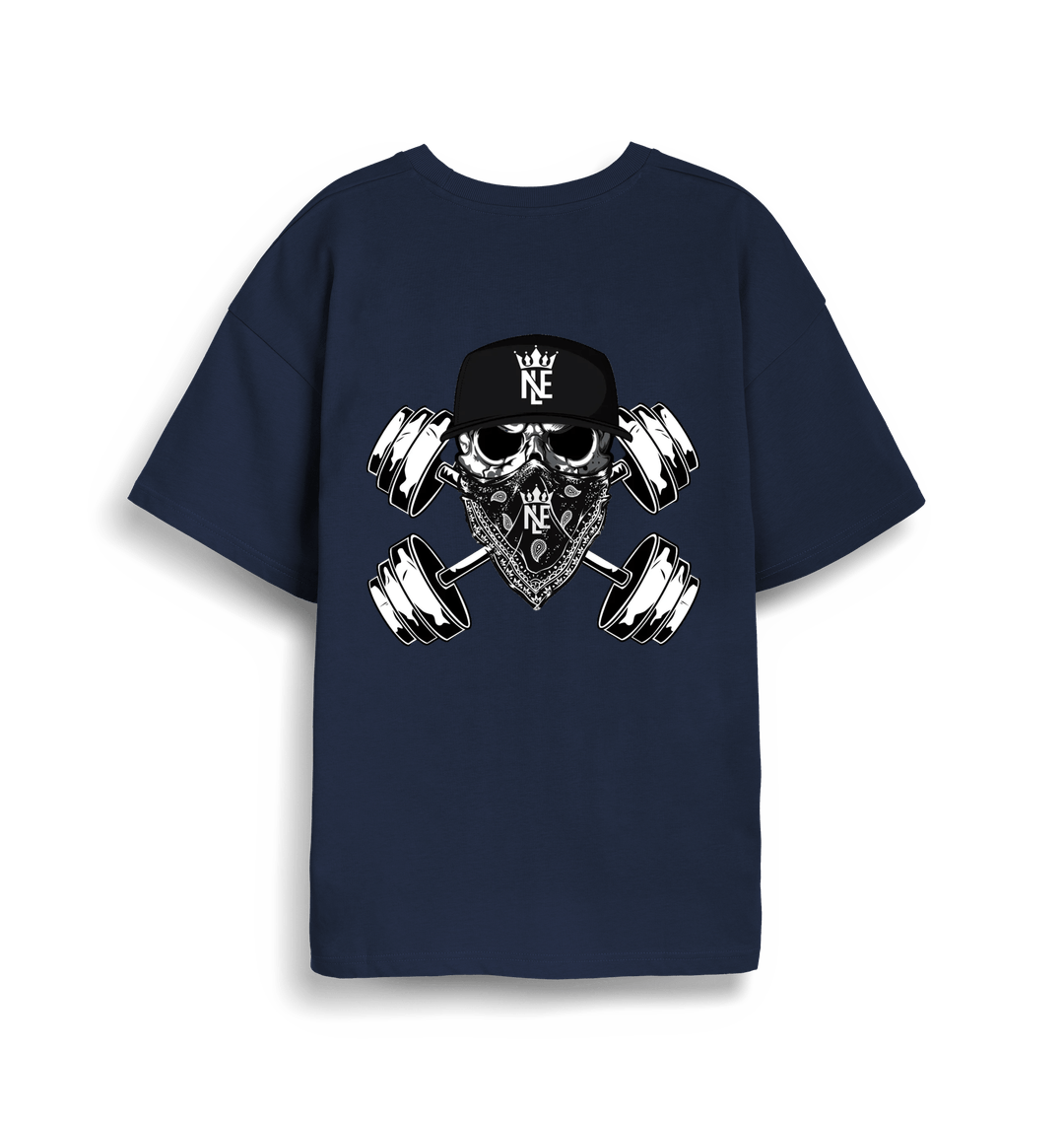 French Navy Printed T-shirt