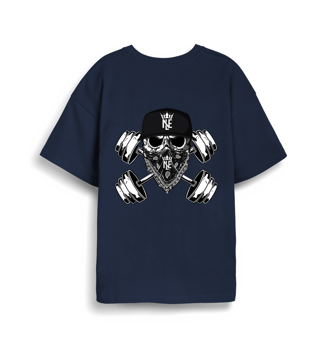 French Navy Printed T-shirt