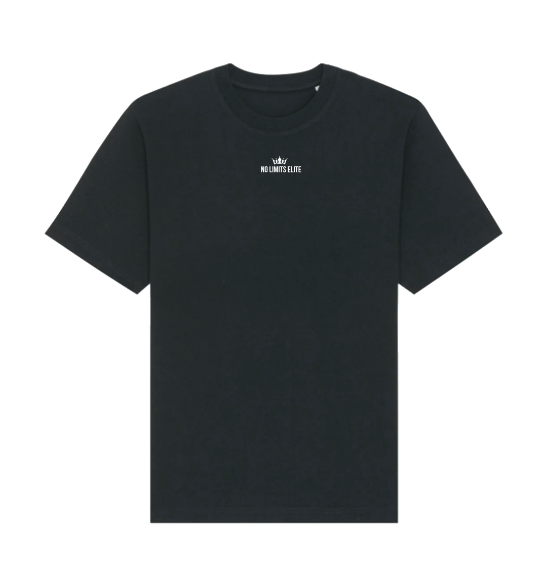 Black Printed T-shirt Front