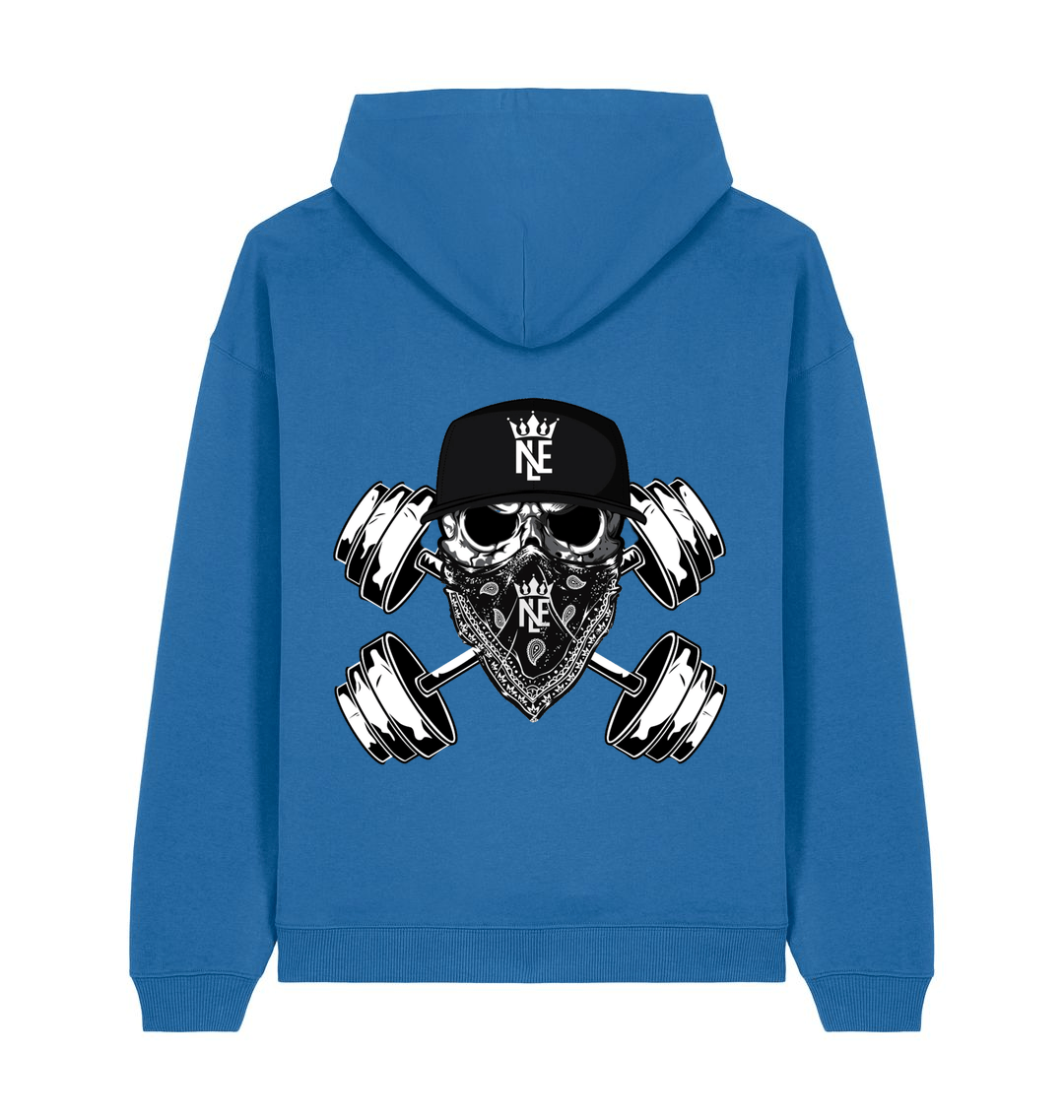 Mindful Blue Printed Hoody