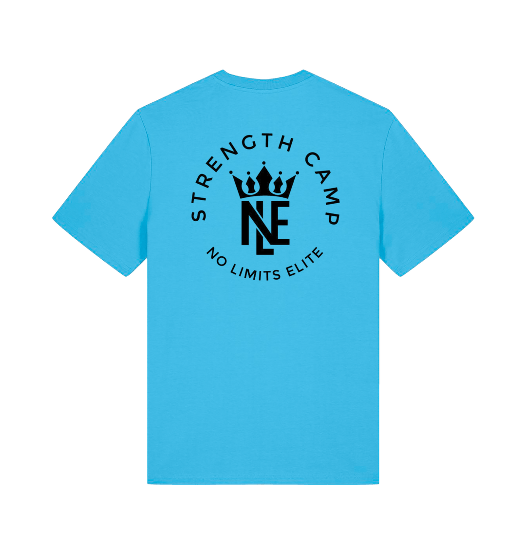 Aqua Blue Printed T-shirt