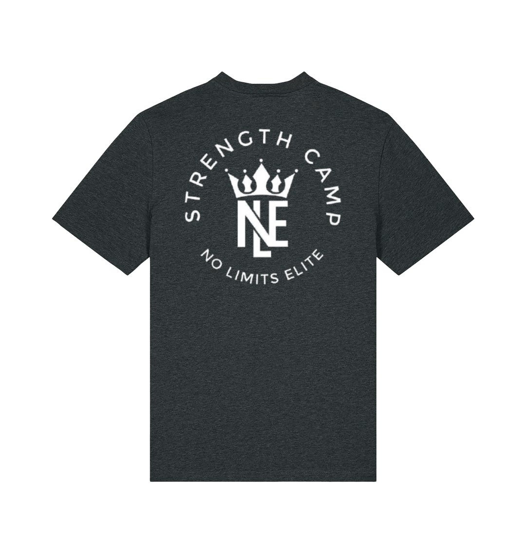 Dark Heather Grey Printed T-shirt