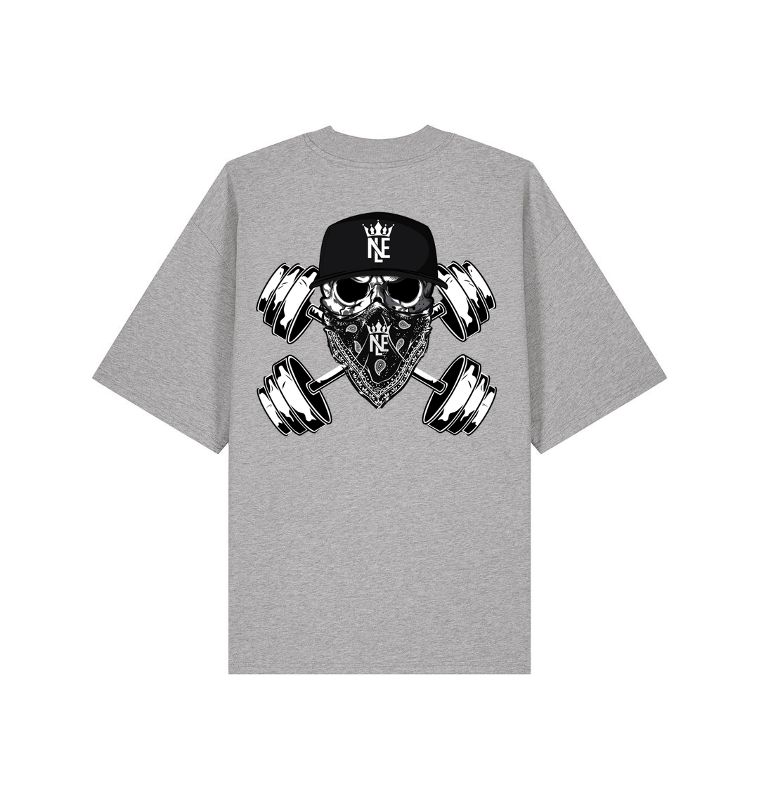 Heather Grey Printed T-shirt