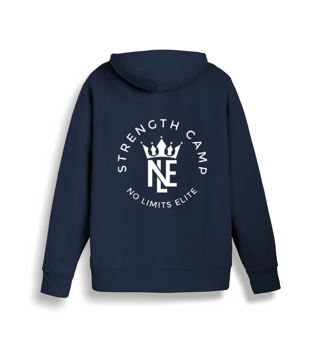 French Navy Printed Hoody