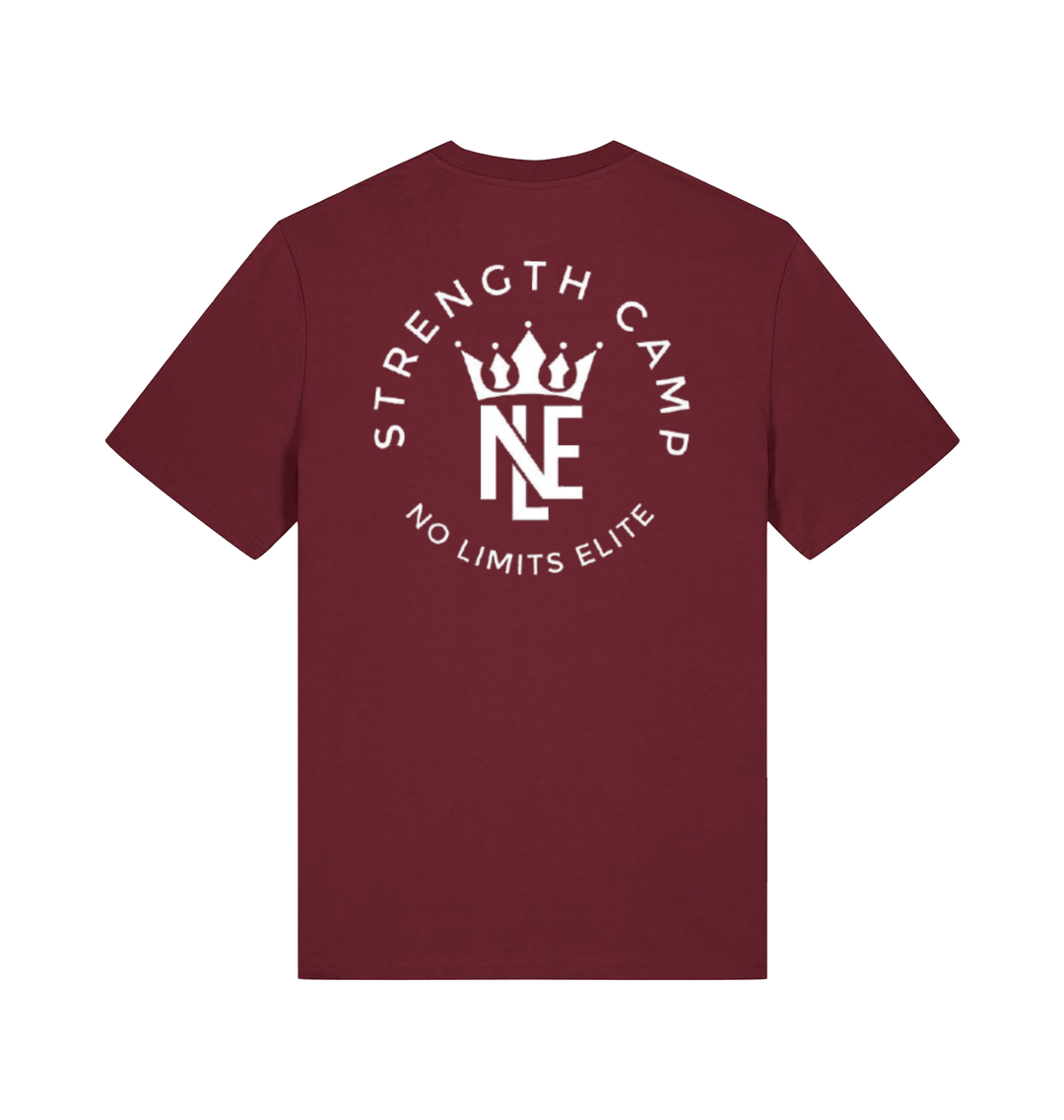 Burgundy Printed T-shirt