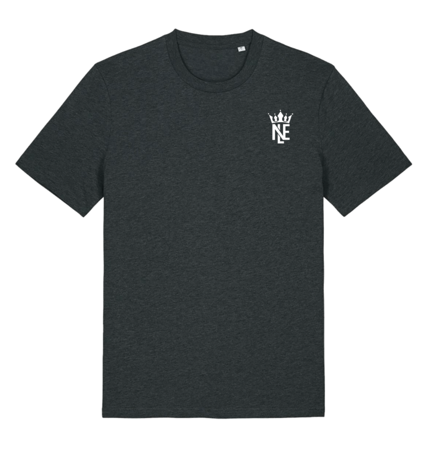 Dark Heather Grey Printed T-shirt