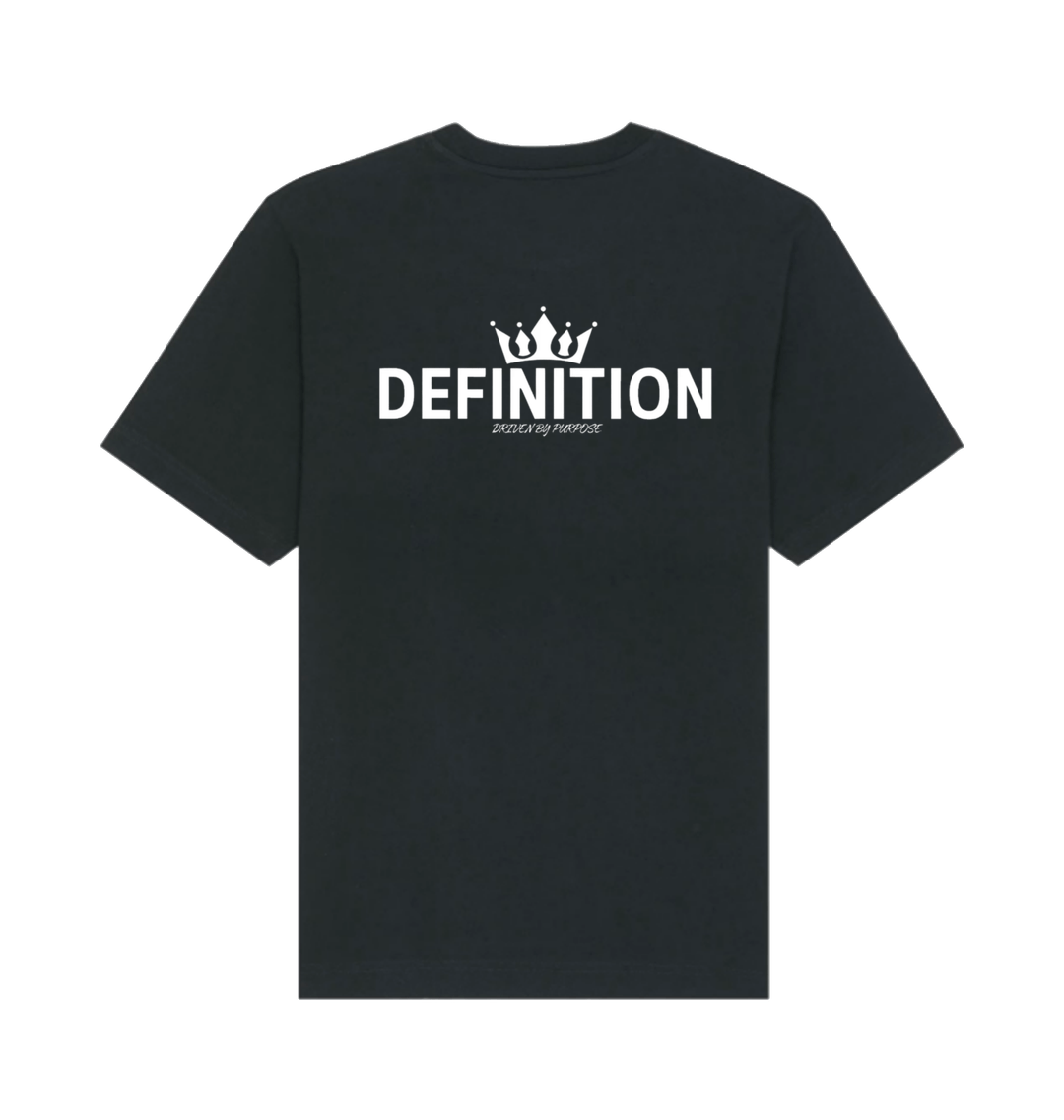 Black Printed T-shirt Back
