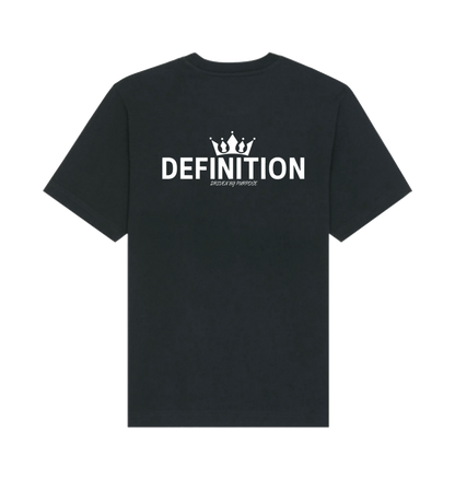 Black Printed T-shirt Back