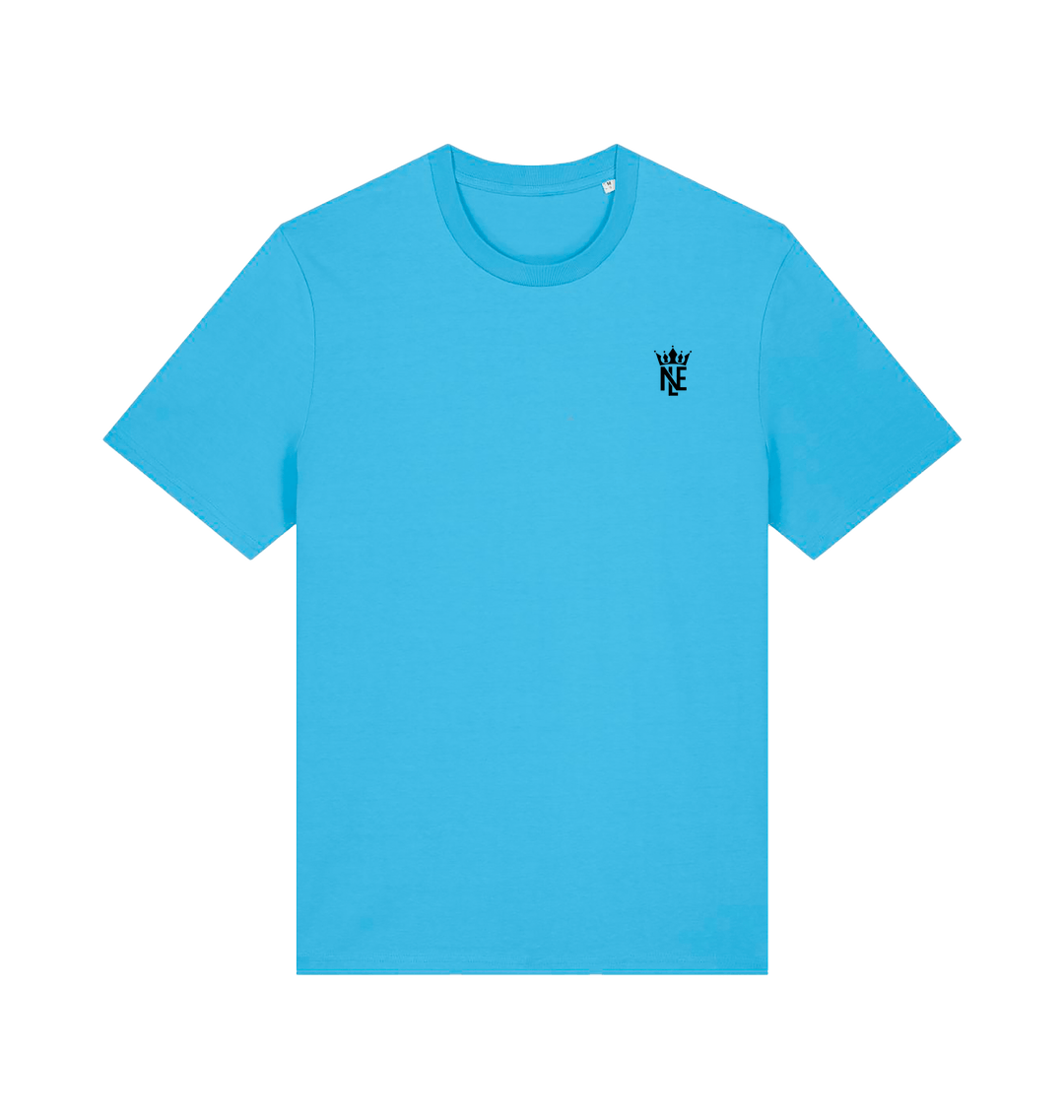 Aqua Blue Printed T-shirt