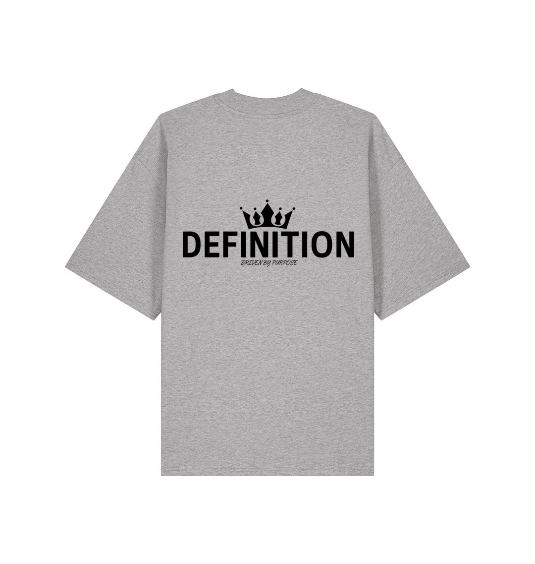 Heather Grey Printed T-shirt