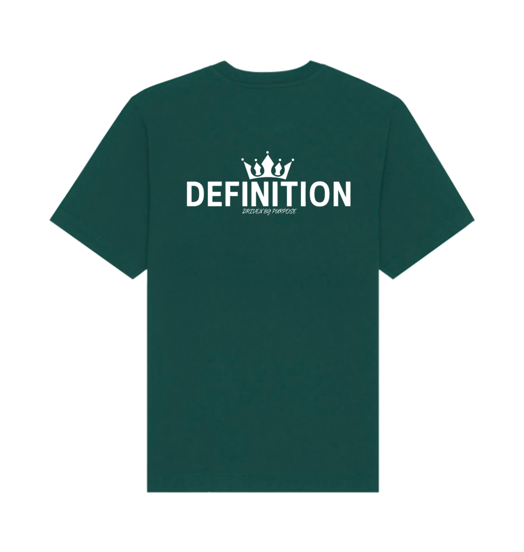 Glazed Green Printed T-shirt Back