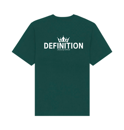 Glazed Green Printed T-shirt Back
