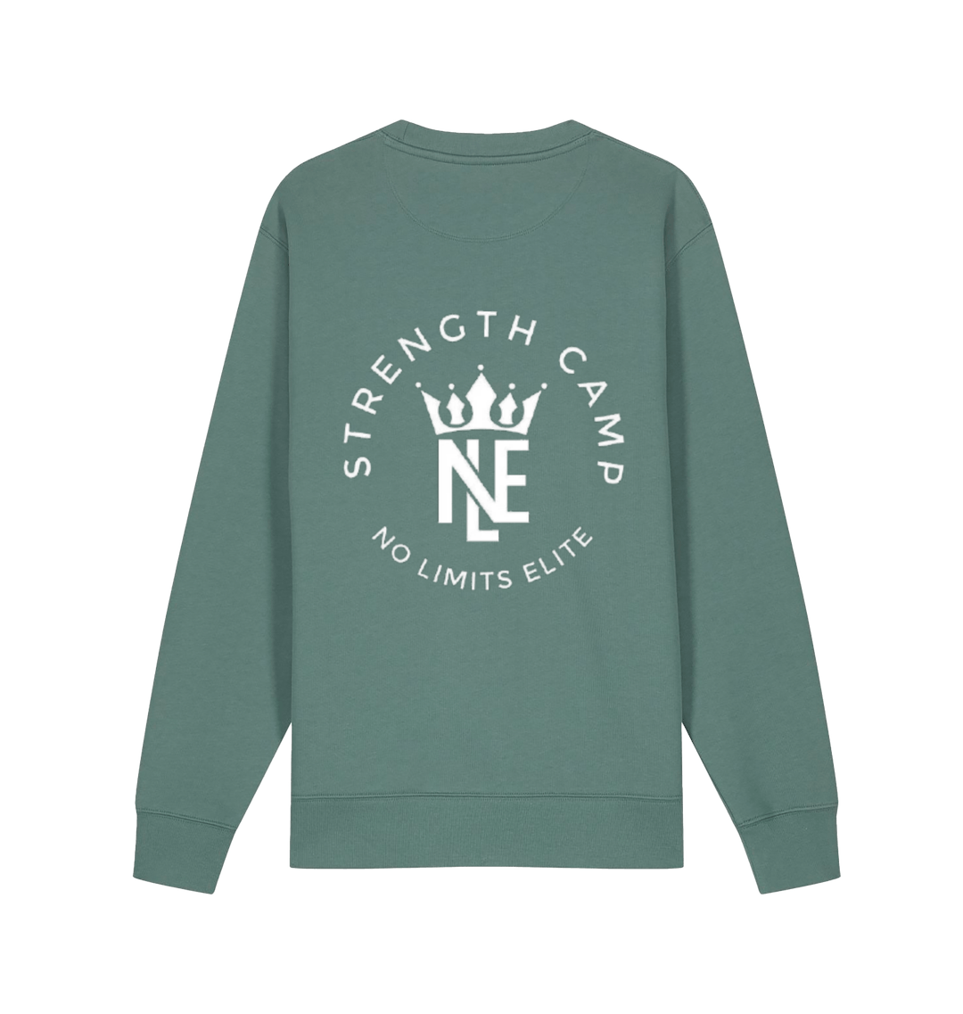 Glazed Green Printed Sweater