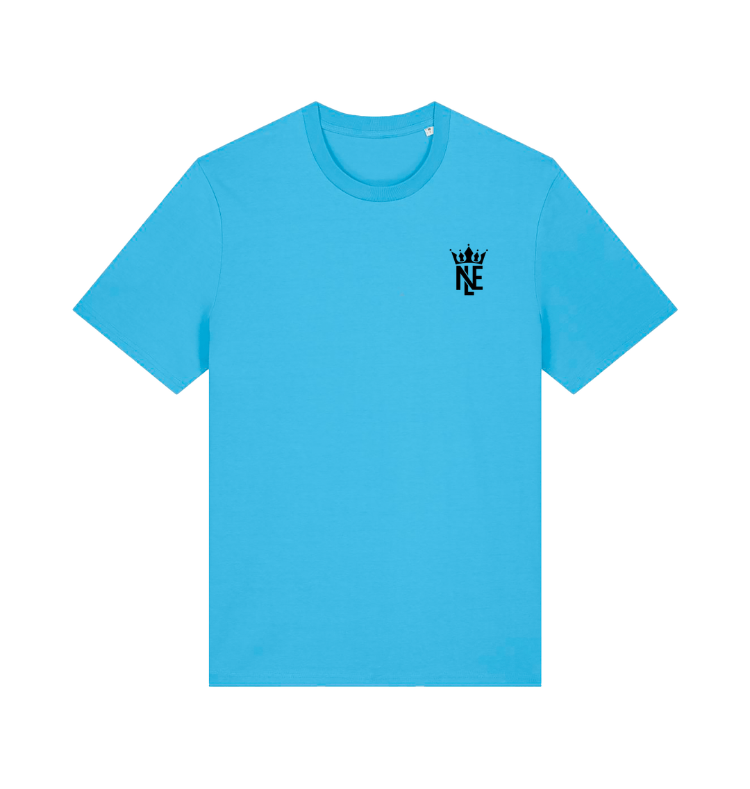 Aqua Blue Printed T-shirt